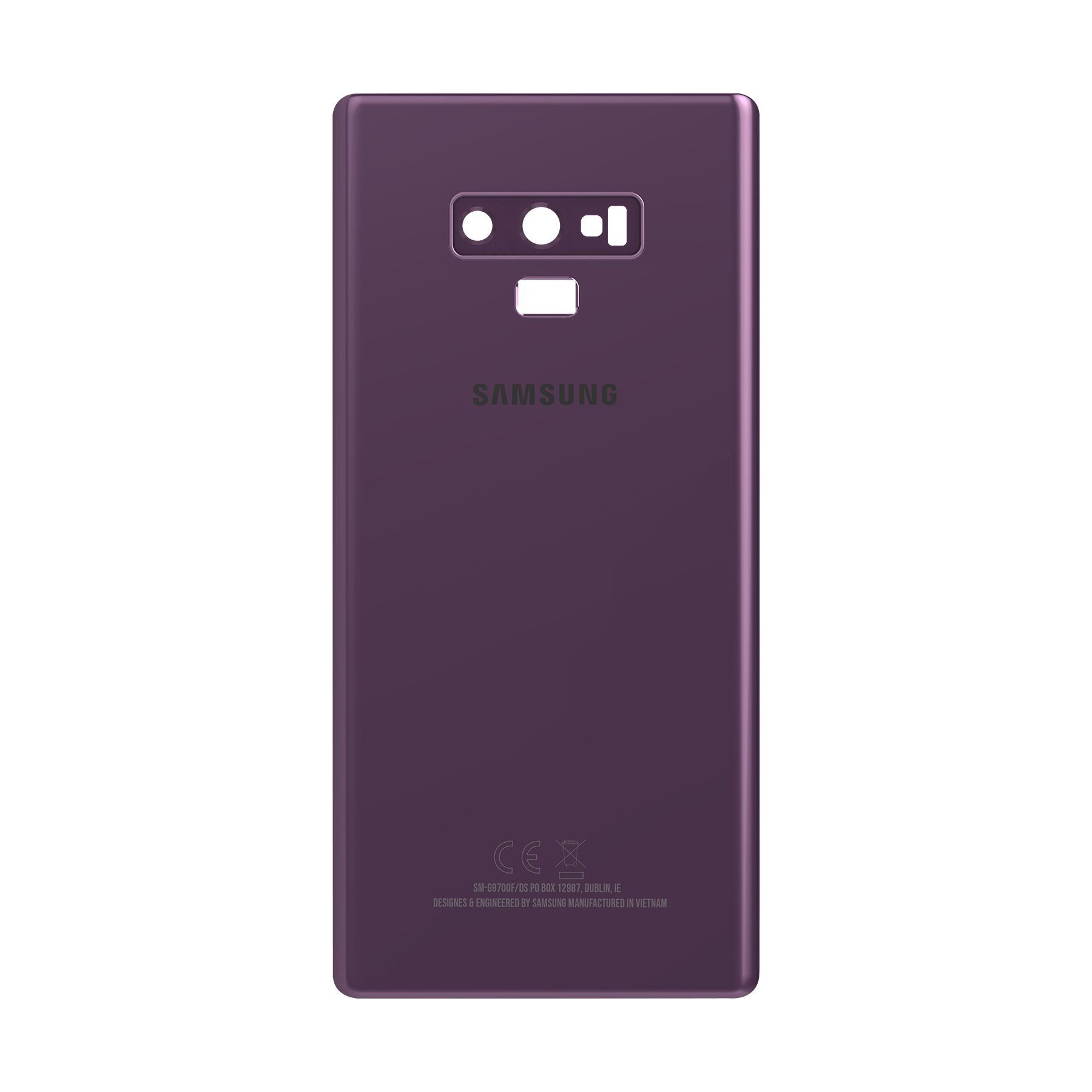 Pièce détachée SAMSUNG Vitre arrière Samsung Note 9 Violet