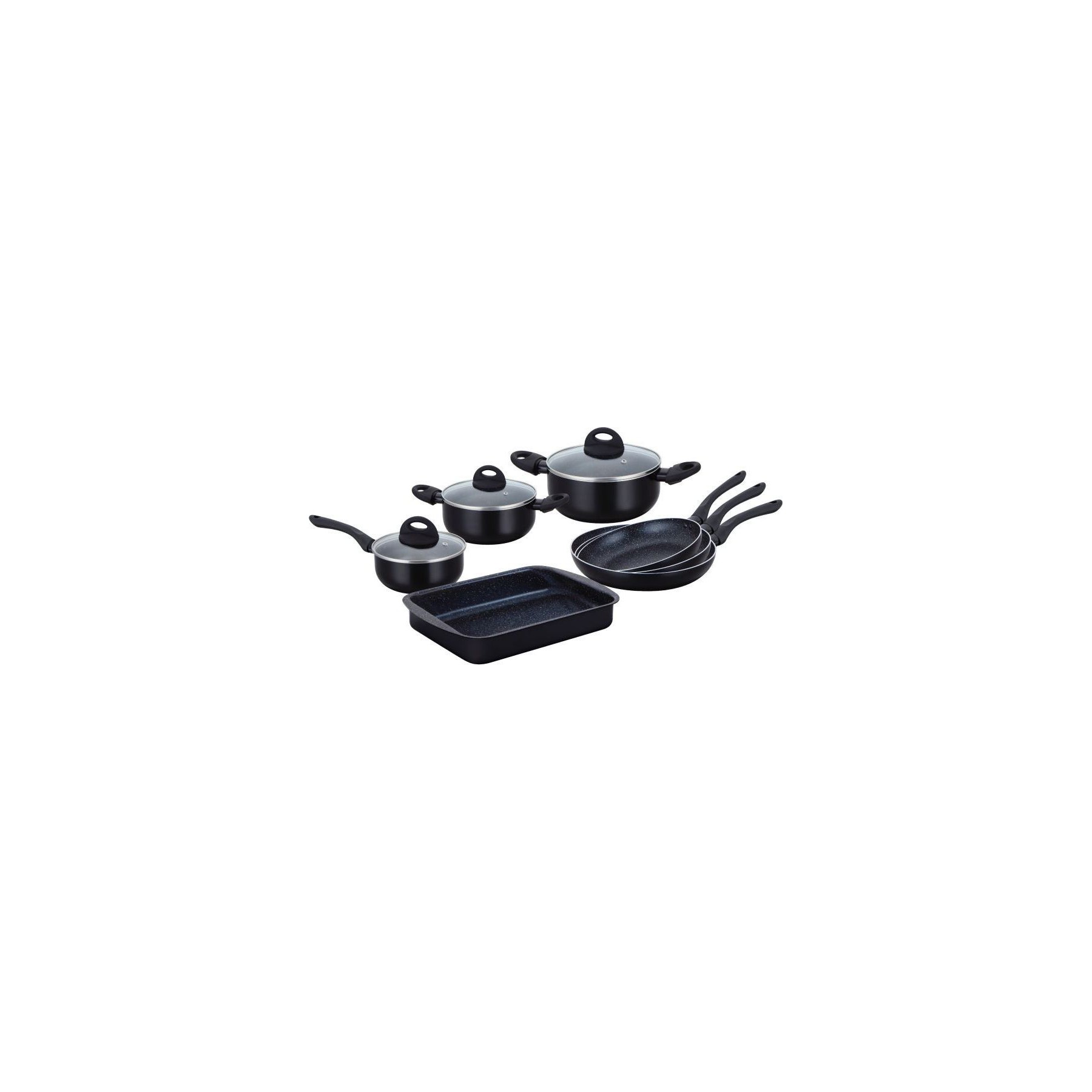 Batterie de cuisine HERZBERG HG9016-BK