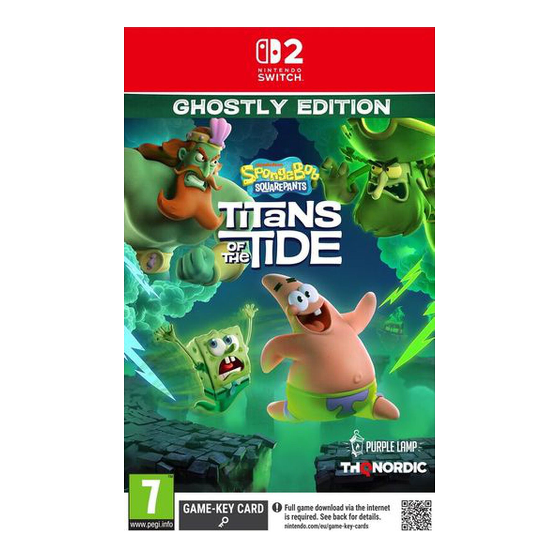 Jeu Switch 2 THQ Bob L'eponge Les Titans Des Marées