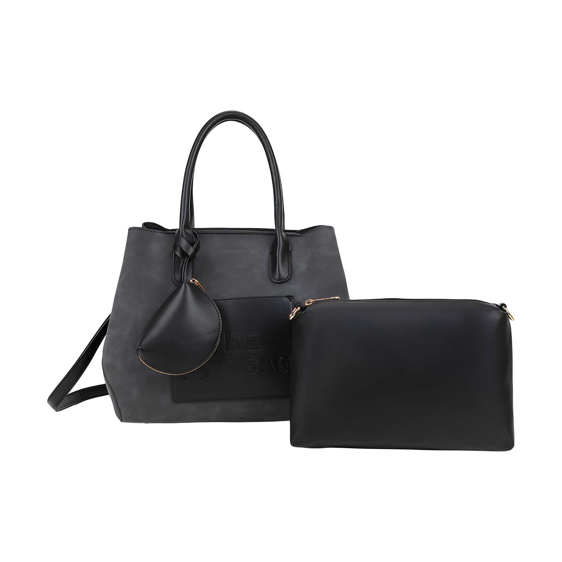 Sac bandoulière GALLANTRY Femme Lavana Effet Suédine avec Pochette