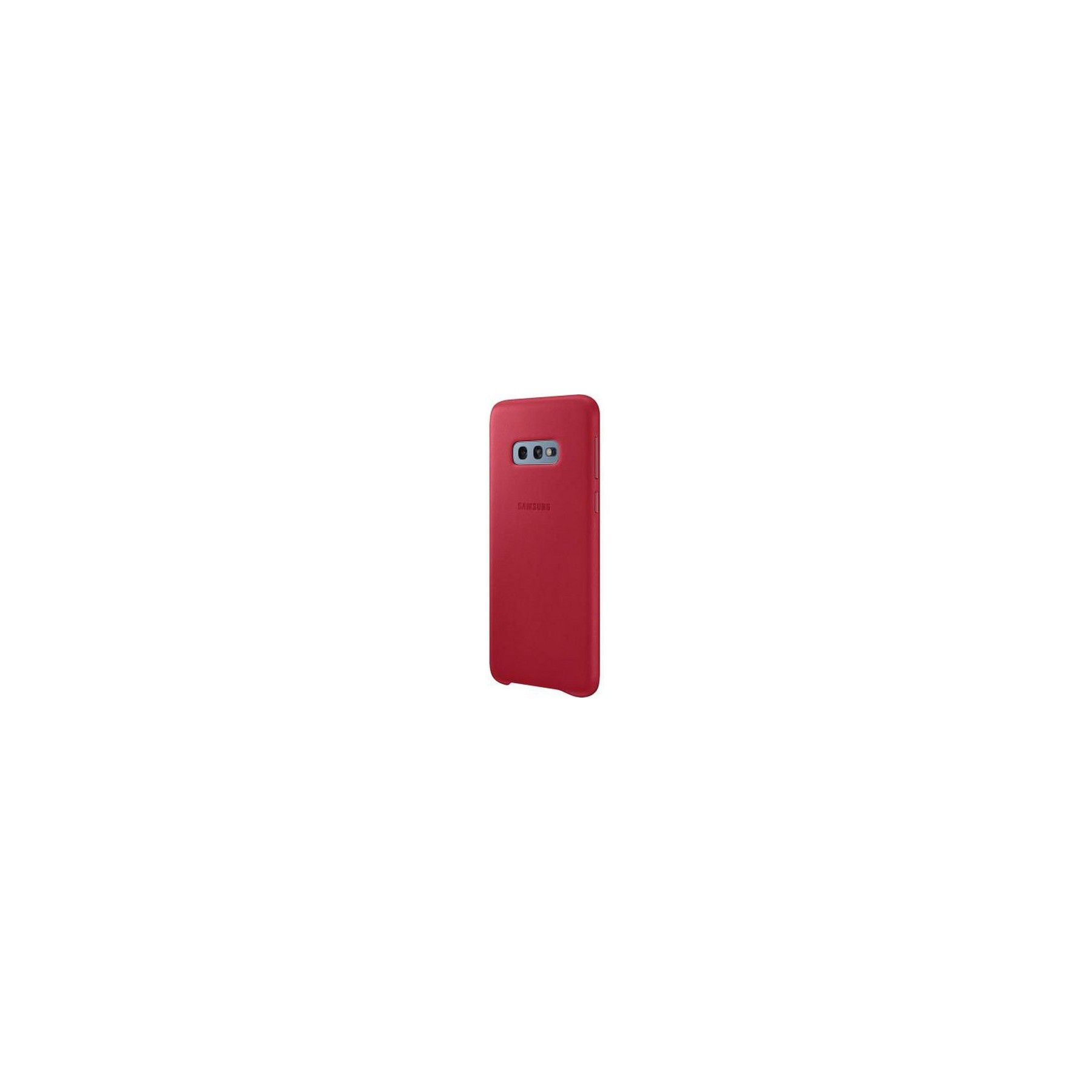 Coque SAMSUNG S10e Cuir rouge bordeau