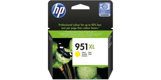 Cartouche d'encre HP Originale 951 XL Jaune (Yellow) Haute Capacité - CN048AE