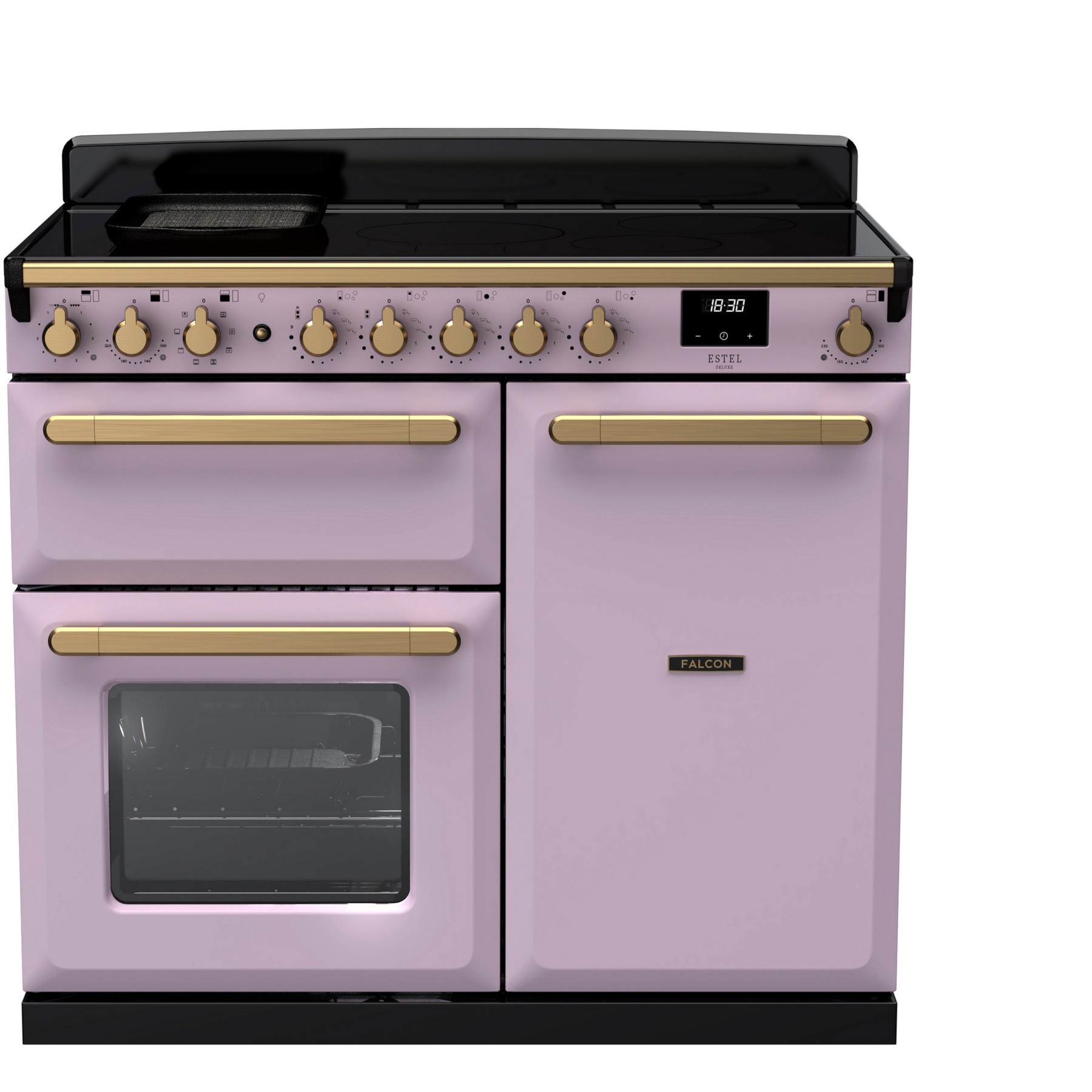 Piano de cuisson induction FALCON ESTEL DELUXE TAB IND 100 CM PARME LAITON