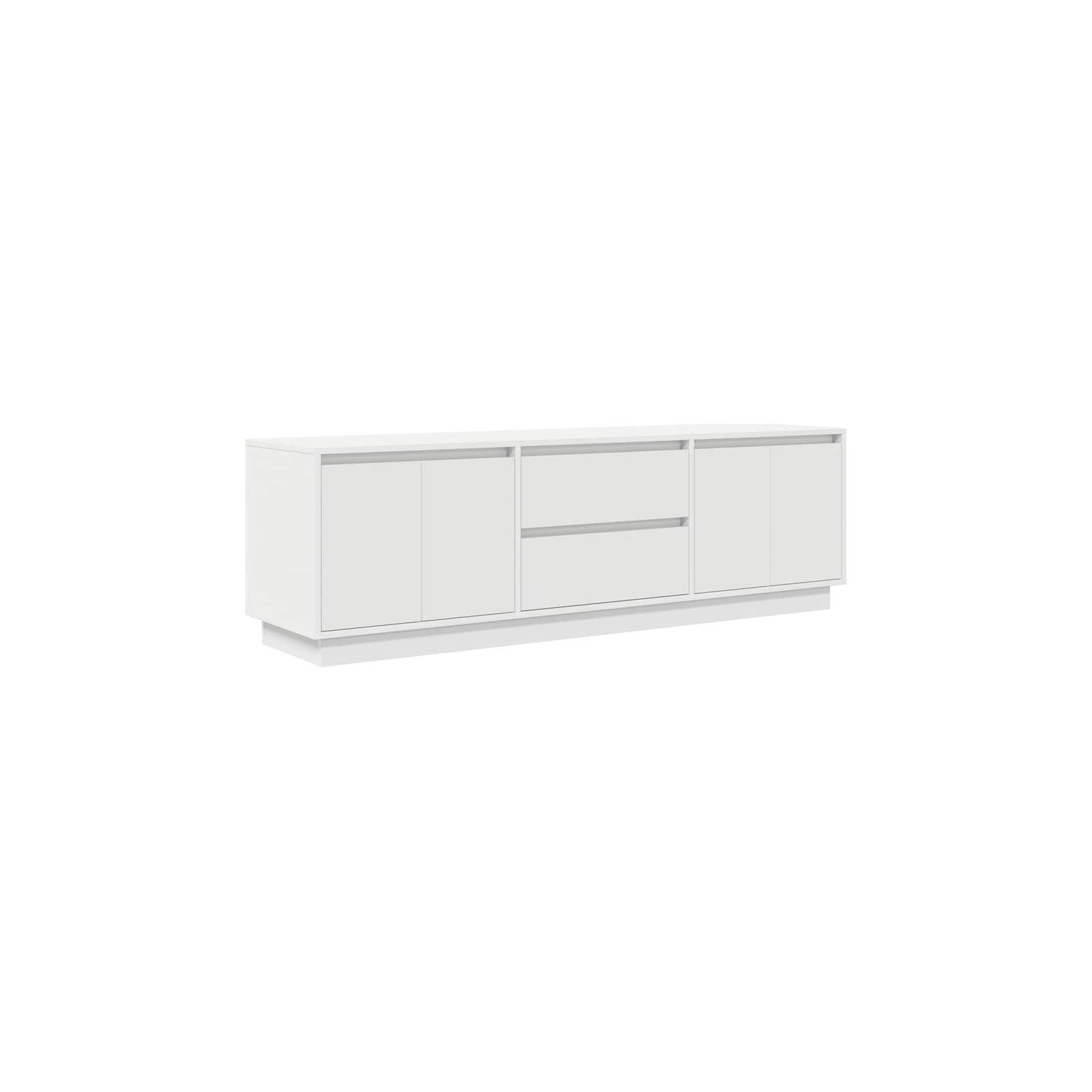 Meuble TV HELLOSHOP26 Meuble TV avec rangement pratique et lum