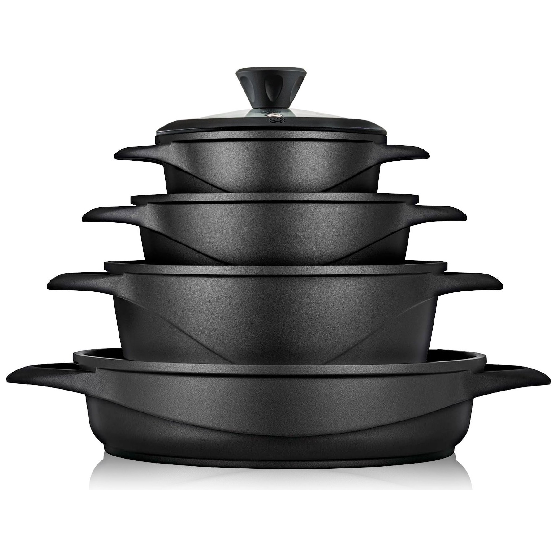Batterie de cuisine BRIEBE MGK-17S Batterie Cuisine Induction 8 pcs