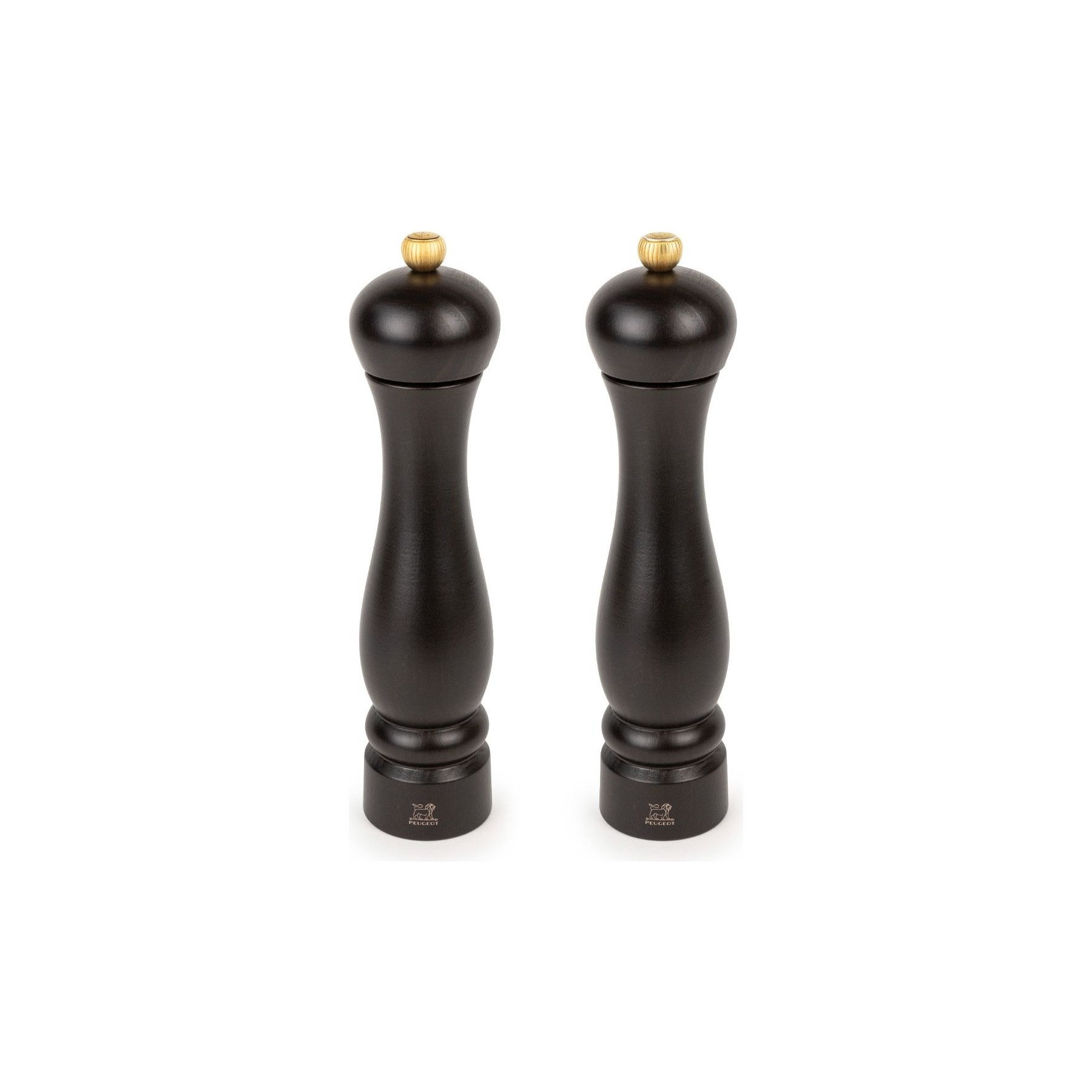 Duo moulins à poivre et sel PEUGEOT Clermont Bois Chocolat 24cm