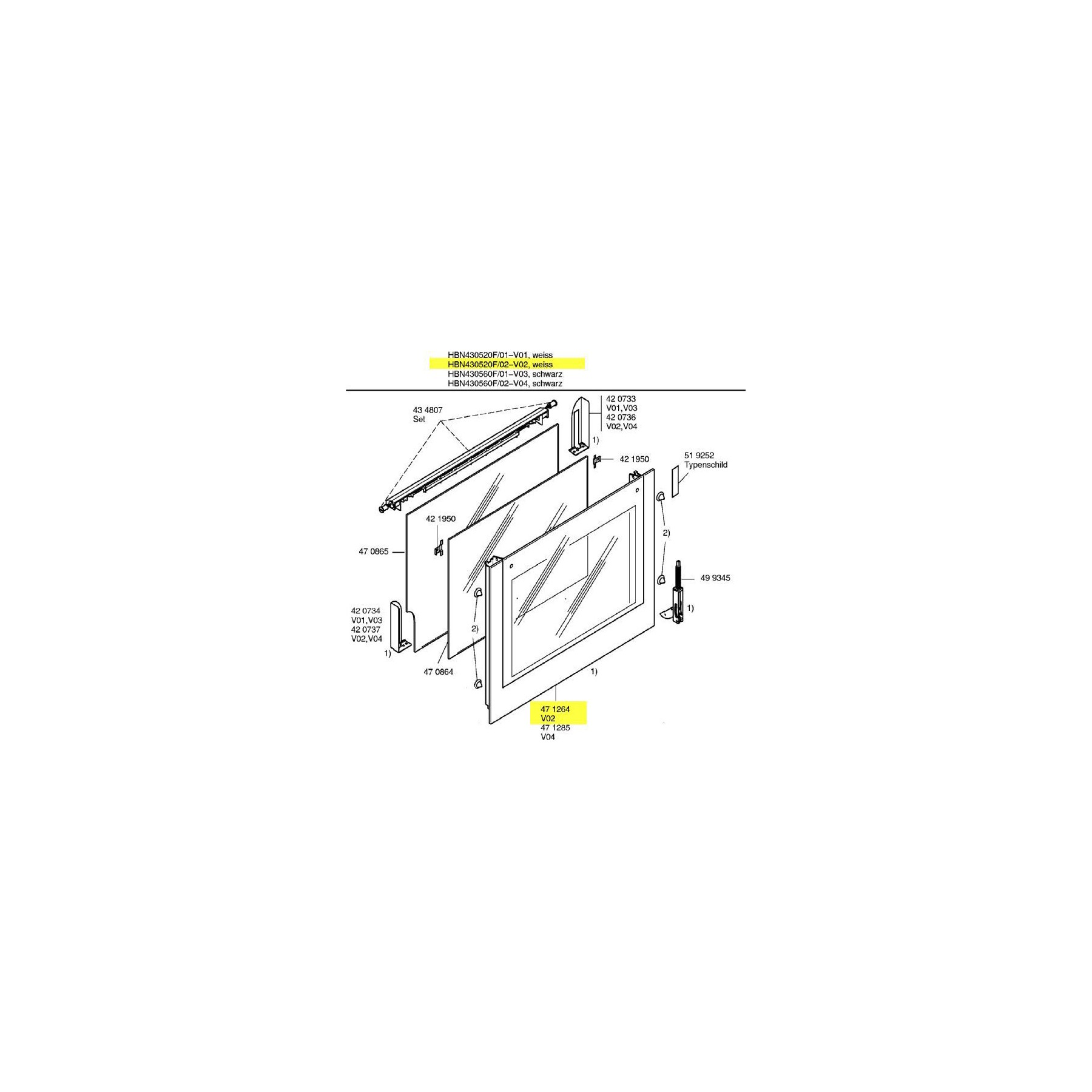 Verre BOSCH vitre de facade noire