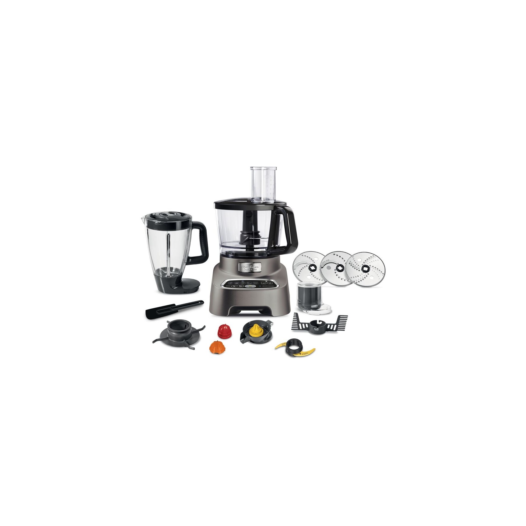 Robot multifonction MOULINEX FP825E10 Double Force 1000W