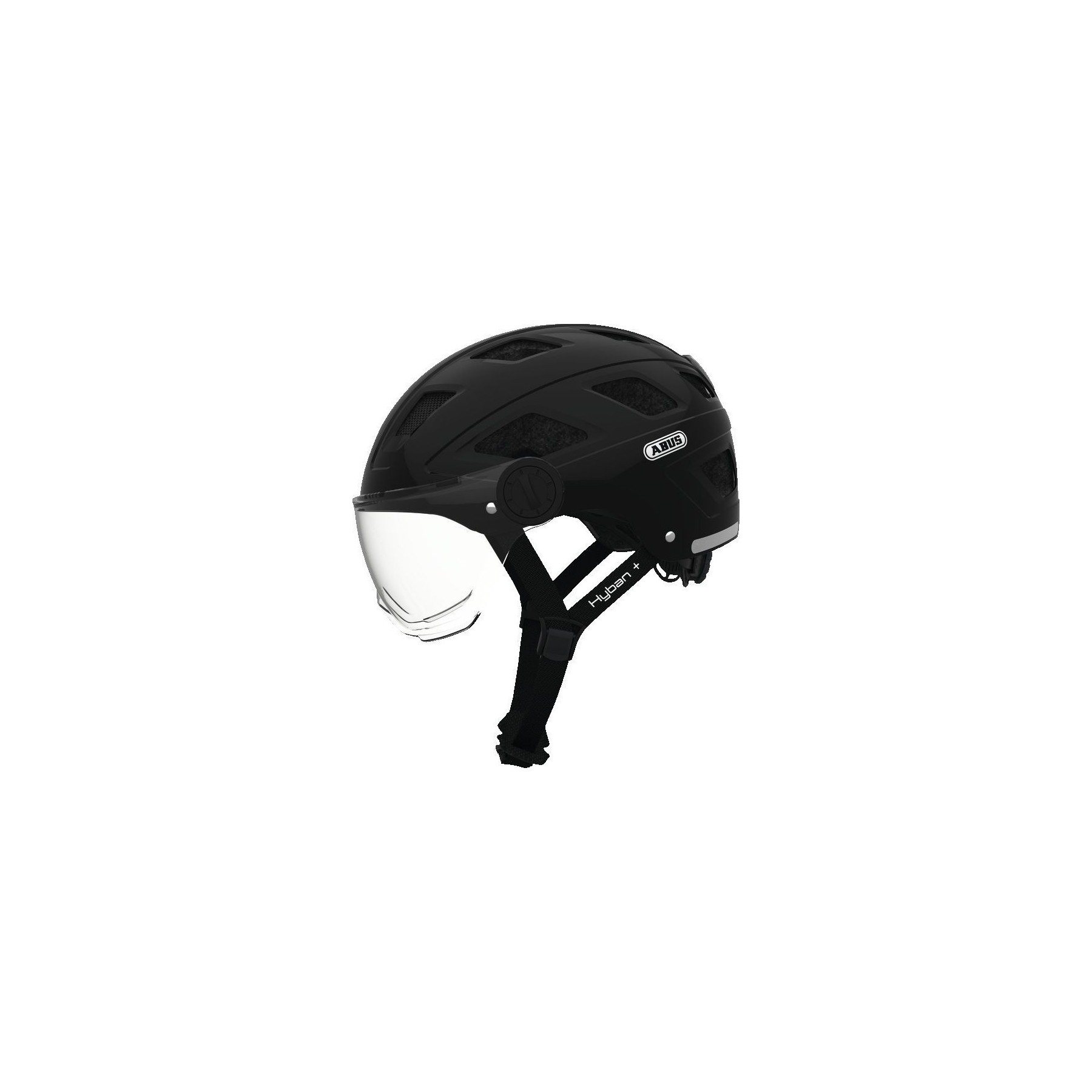 Casque WEGOBOARD Casque ABUS Hyban + Noir avec LED Arrièr