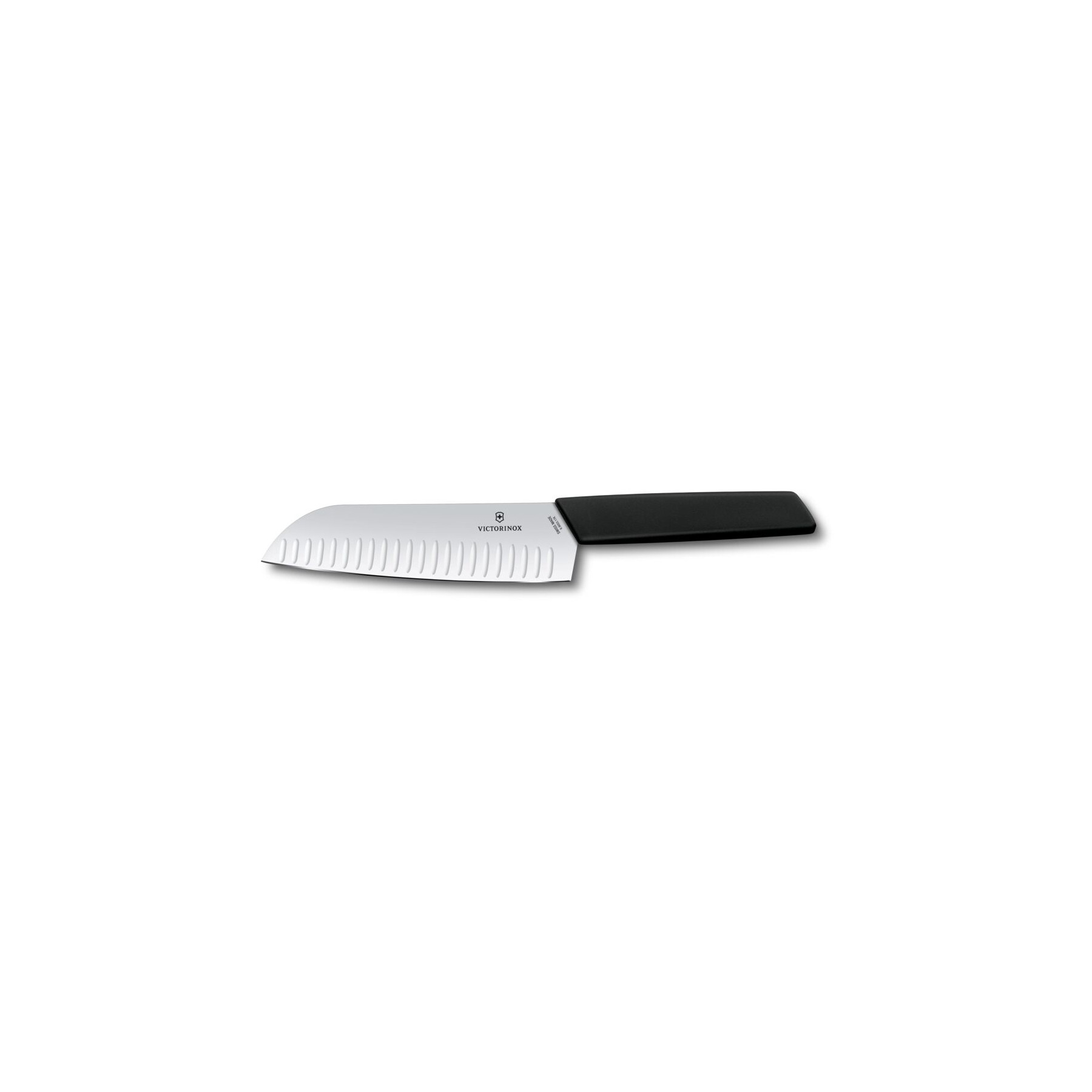 Couteau japonais VICTORINOX Santoku Swiss Modern 17cm Alveole noir