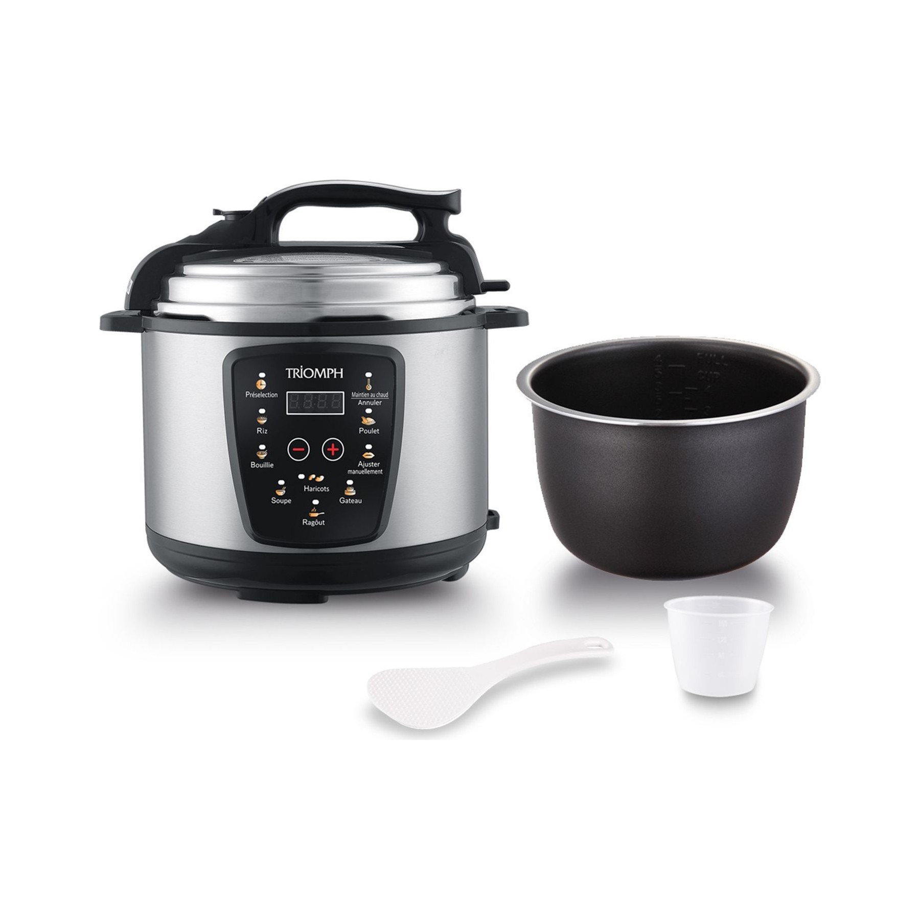 Multicuiseur TRIOMPH Autocuiseur electrique inox programmable