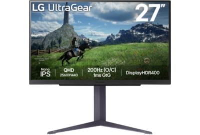 Ecran PC Gamer LG 27GS85Q-B UltraGear Plat 27
