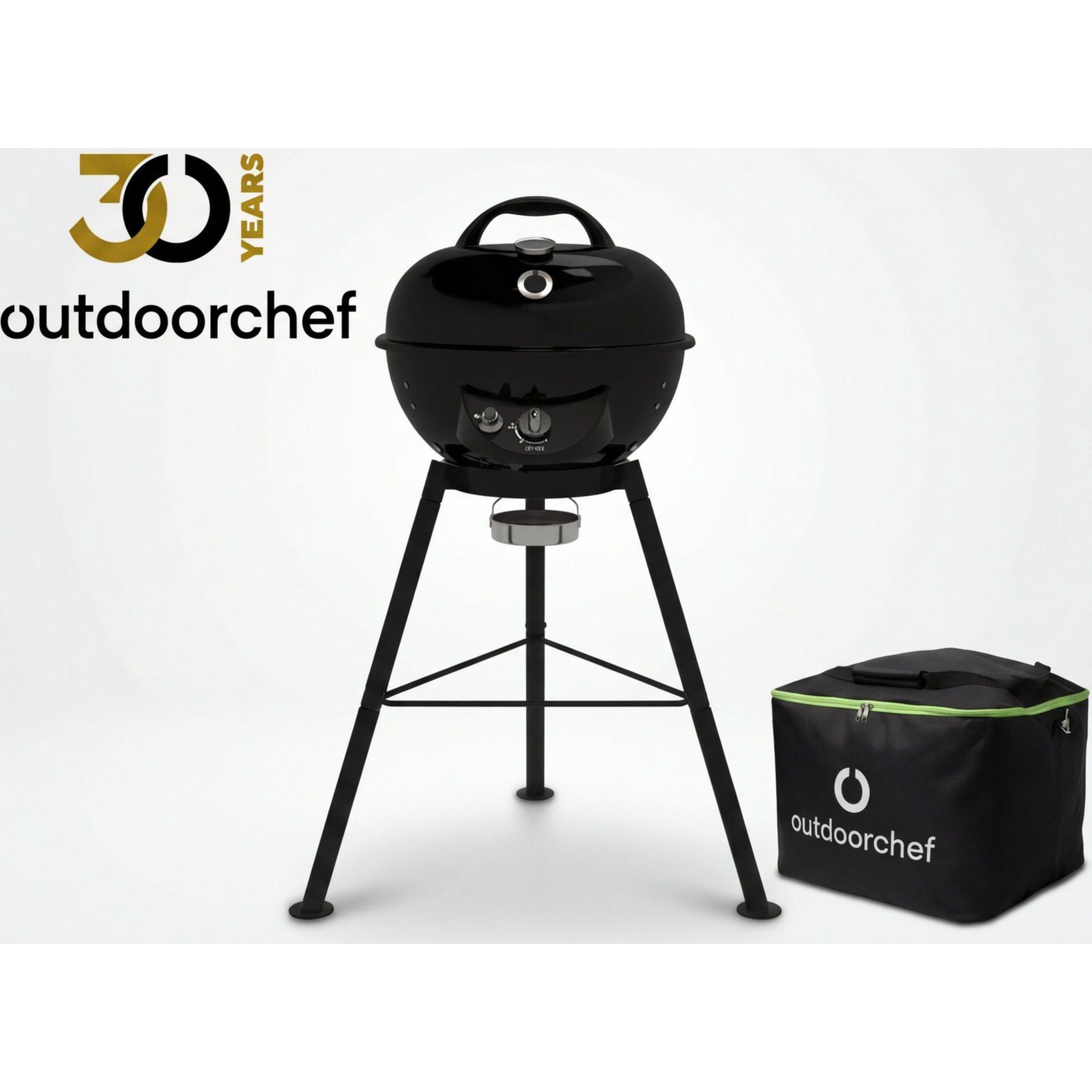 Barbecue gaz OUTDOORCHEF City 420 Noir 30 mbar