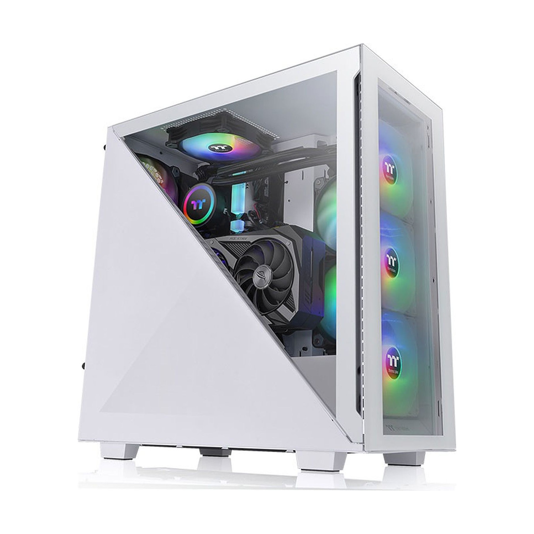 Boitier PC THERMALTAKE Divider 300 TG ARGB Snow