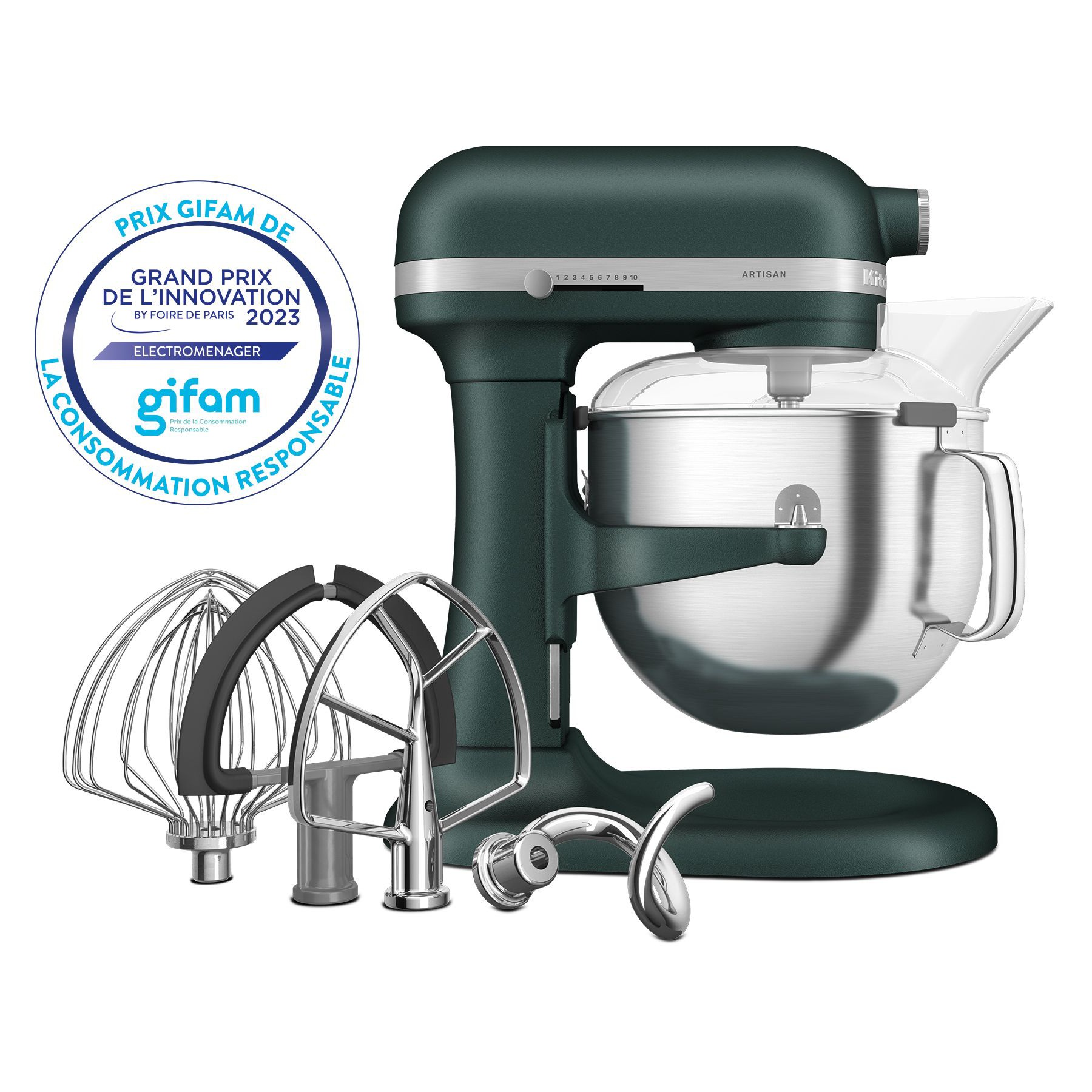 Robot pâtissier KITCHENAID 5KSM70SHXEPP vert sapin