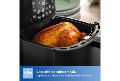Airfryer PHILIPS HD9285/93 friteuse sans huile connectée Noir, Série 5000 7.2L