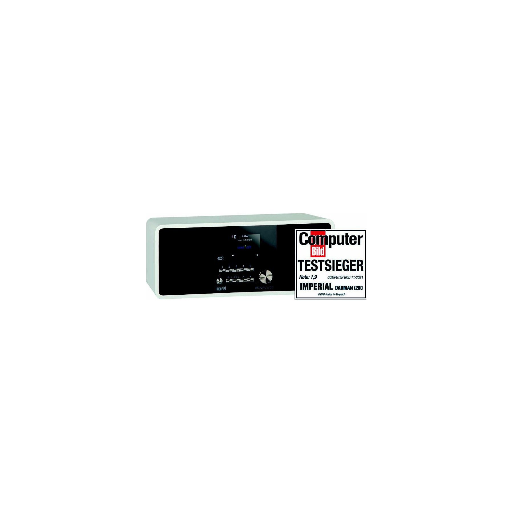 Radio DAB IMPERIAL Radio DAB+ DABMAN 30 mobile Marron Bois