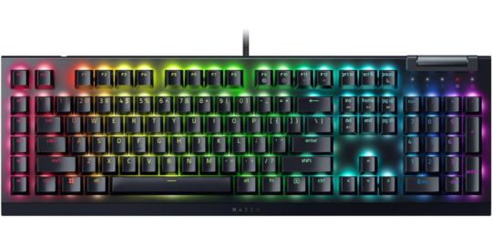 Clavier gamer RAZER BLACKWIDOW V4 X SWITCH JAUNE