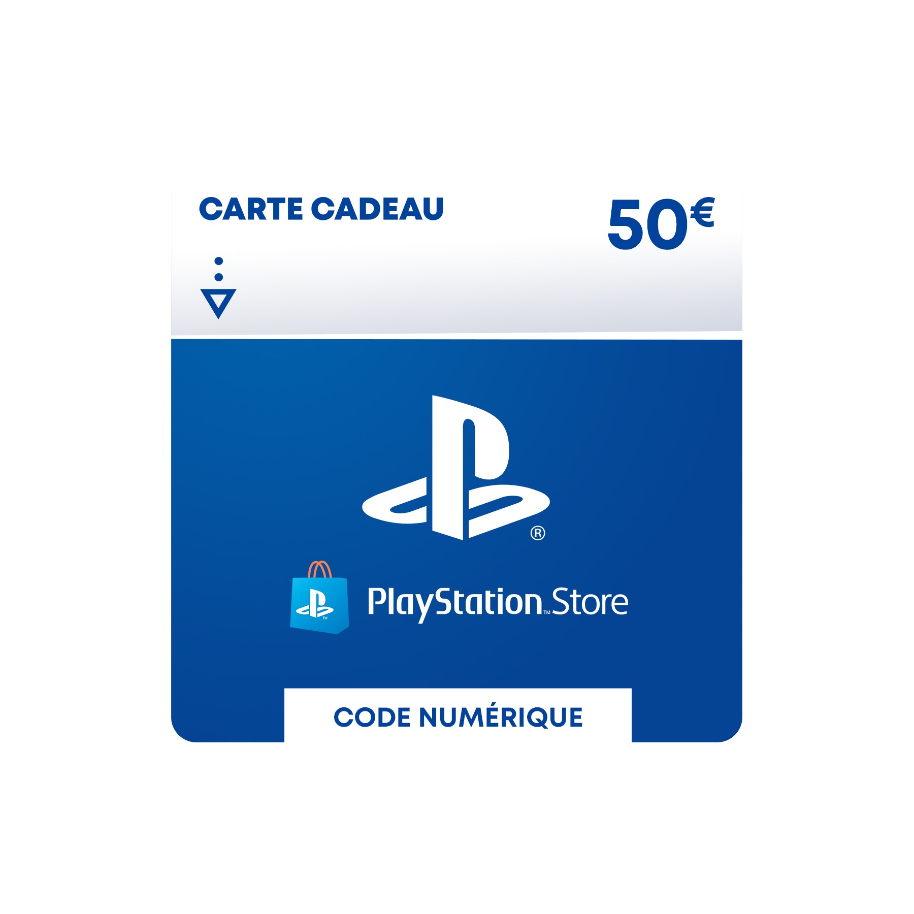 Carte cadeau SONY PSN Digital Code 50 Euros