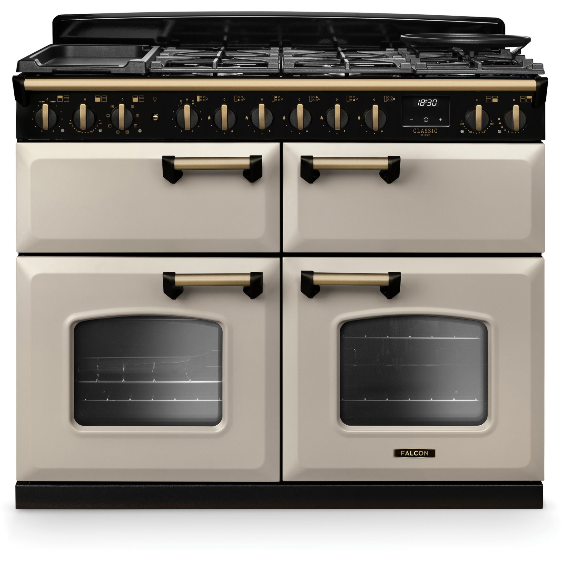 Piano de cuisson mixte FALCON NGC TAB MIX 110 CM CREME PASTEL LAITON A