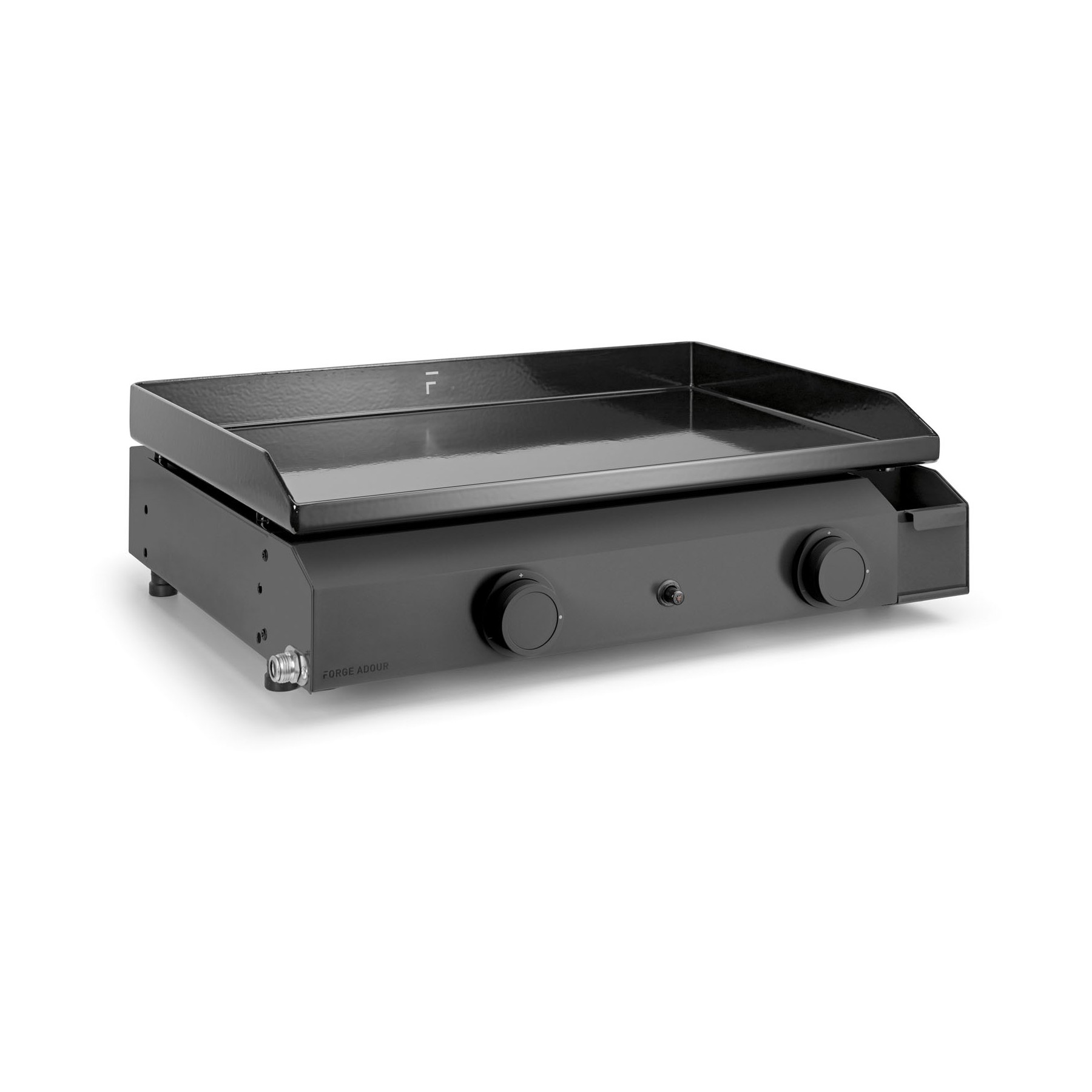 Plancha gaz FORGE ADOUR Base 60 Acier 2 brûleurs à poser, 57.5x37.9 cm