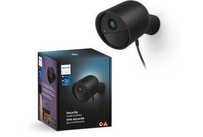 Caméra de surveillance PHILIPS HUE SECURE sans fil noire