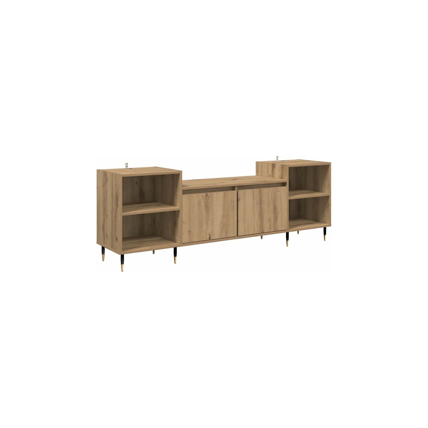 Meuble TV HELLOSHOP26 Meuble TV rectangulaire moderne 160 x 35