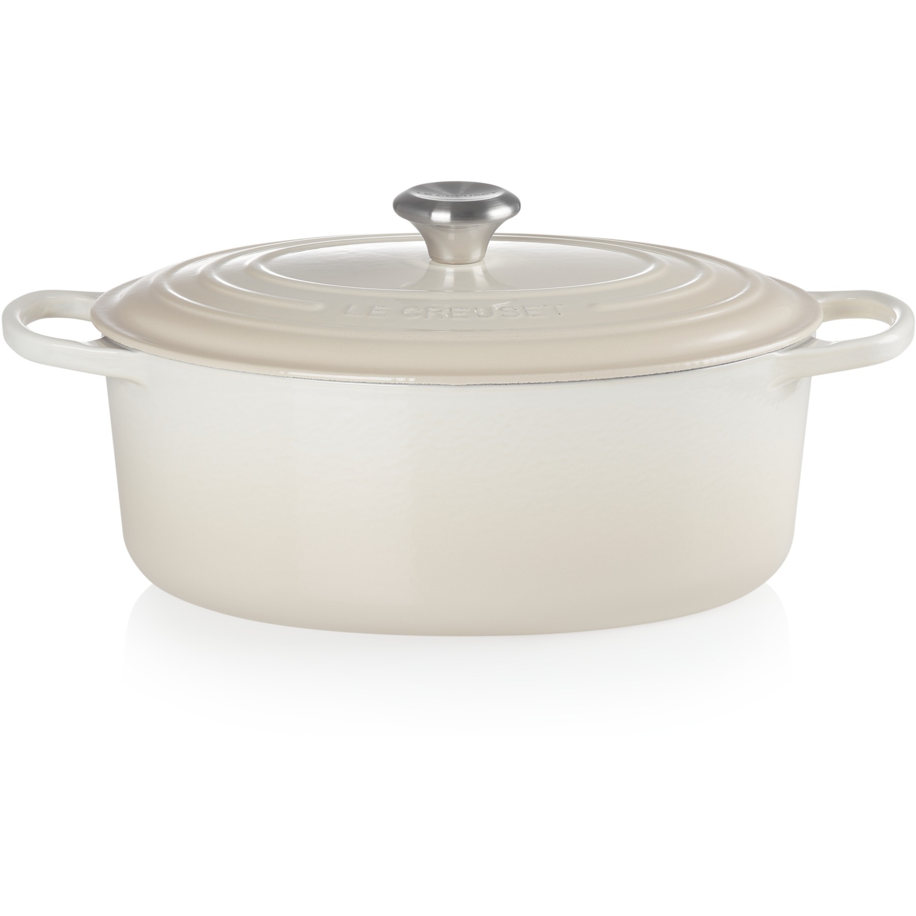 Cocotte LE CREUSET 31 cm meringue