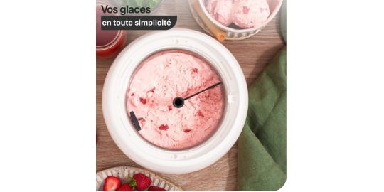 Sorbetière MAGIMIX GLACIER 1.5L 11669 ROUGE