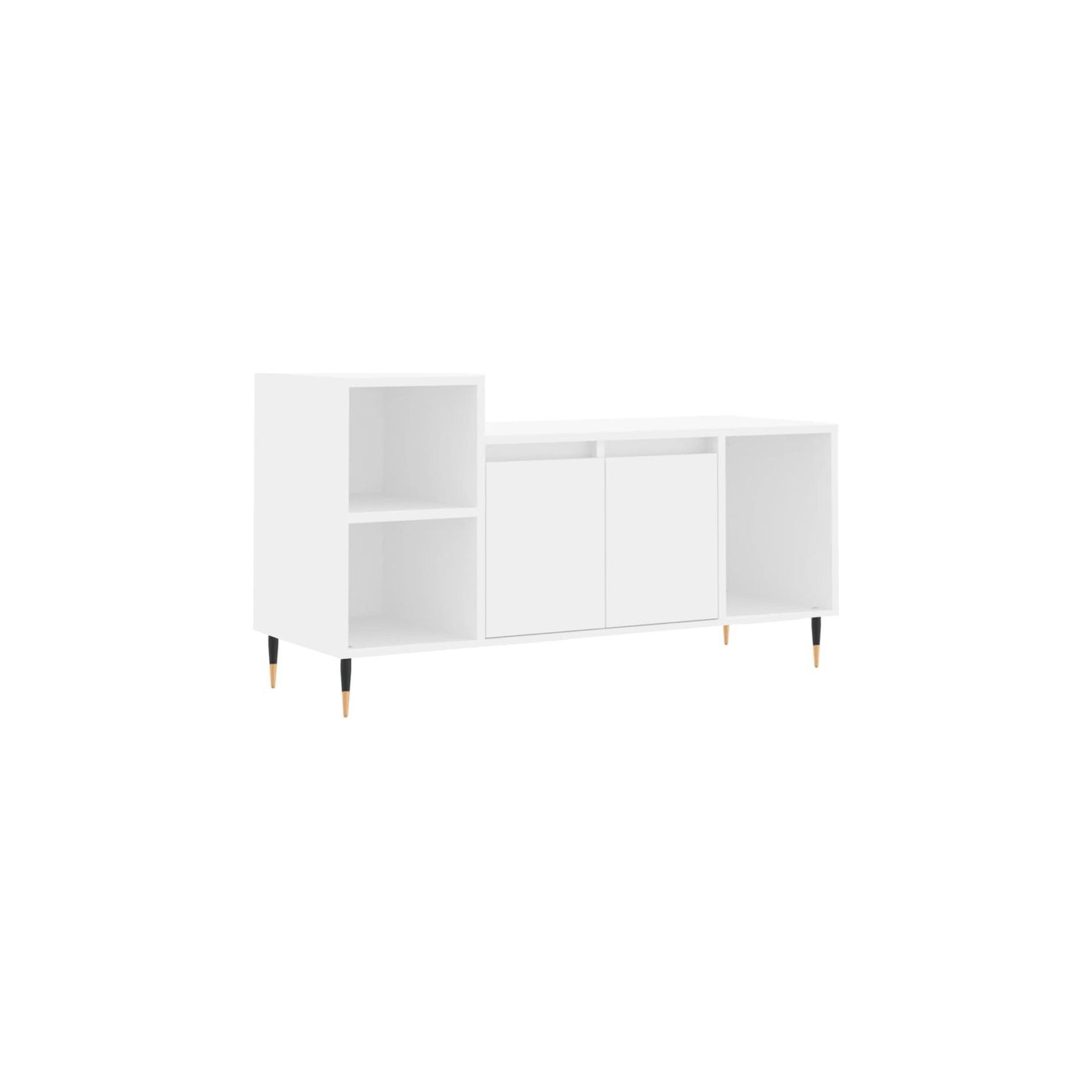 Meuble TV HELLOSHOP26 Meuble TV multimédia étagère télévision
