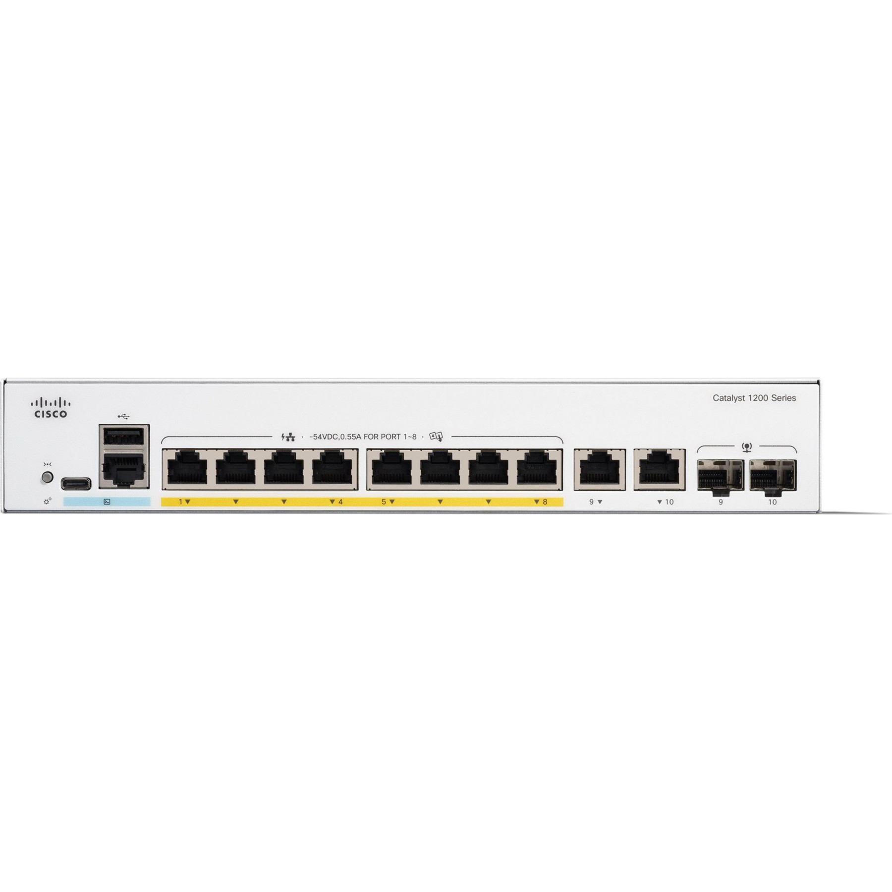 Hub USB C DEXLAN C1200-8P-E-2G
