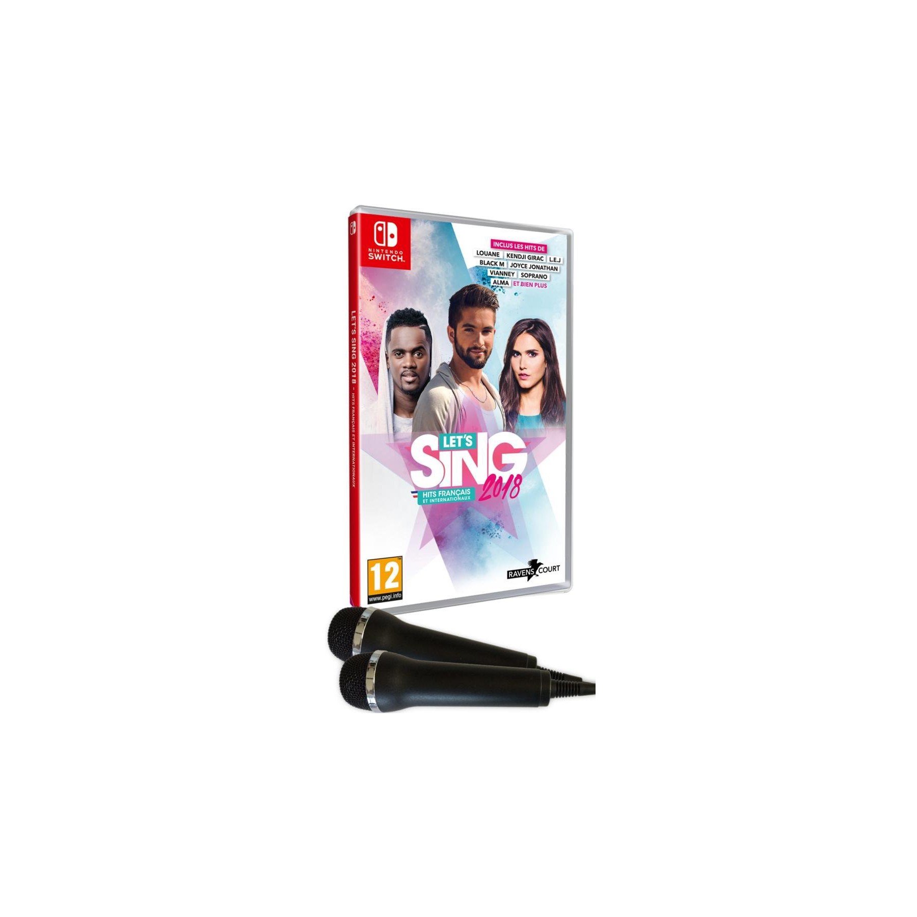 Jeu Switch KOCH MEDIA Let's Sing 2018 + 2 micros