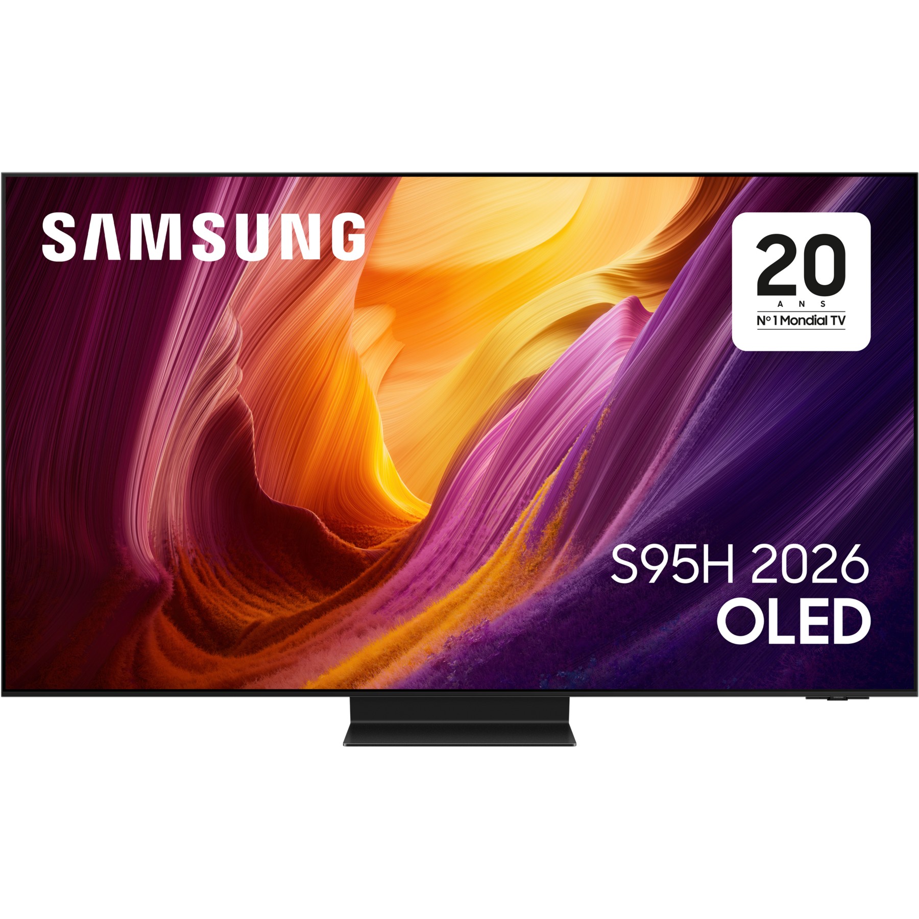 TV OLED SAMSUNG TQ77S95H (2026) 77" (195 cm) 4K - Smart TV avec IA, anti-reflet, boîtier déporté (câble invisible)