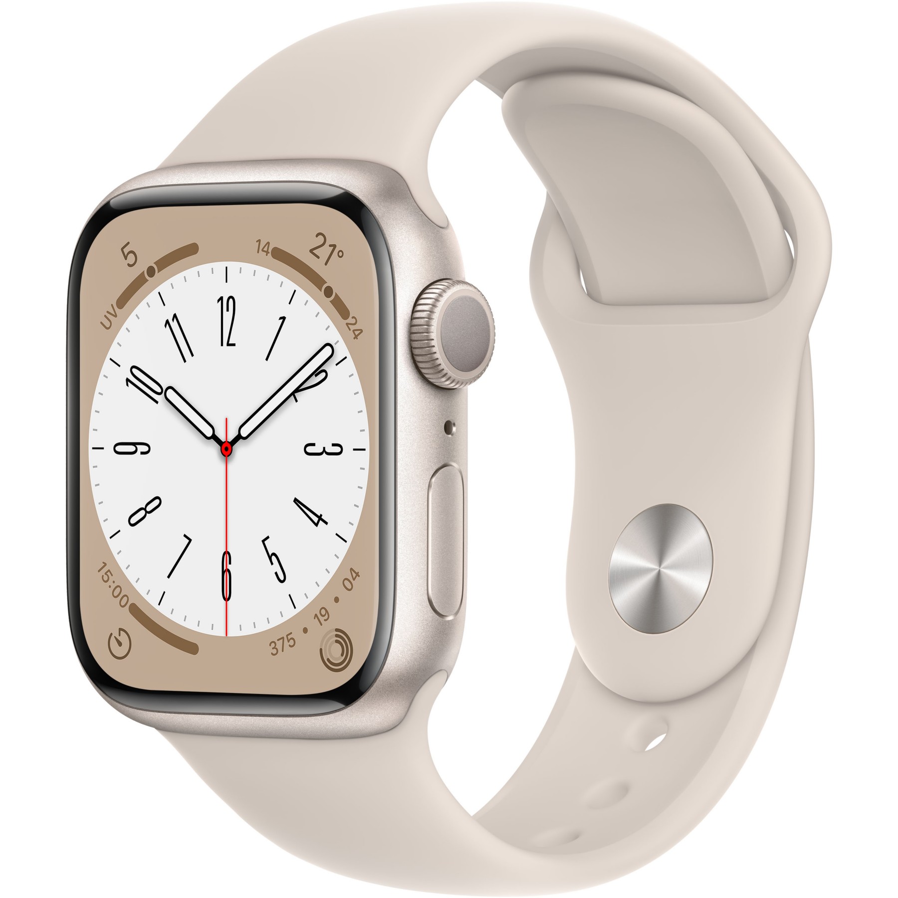 Montre connectée APPLE WATCH 41MM Alu/Lumière Stellaire Series 8 Reconditionné