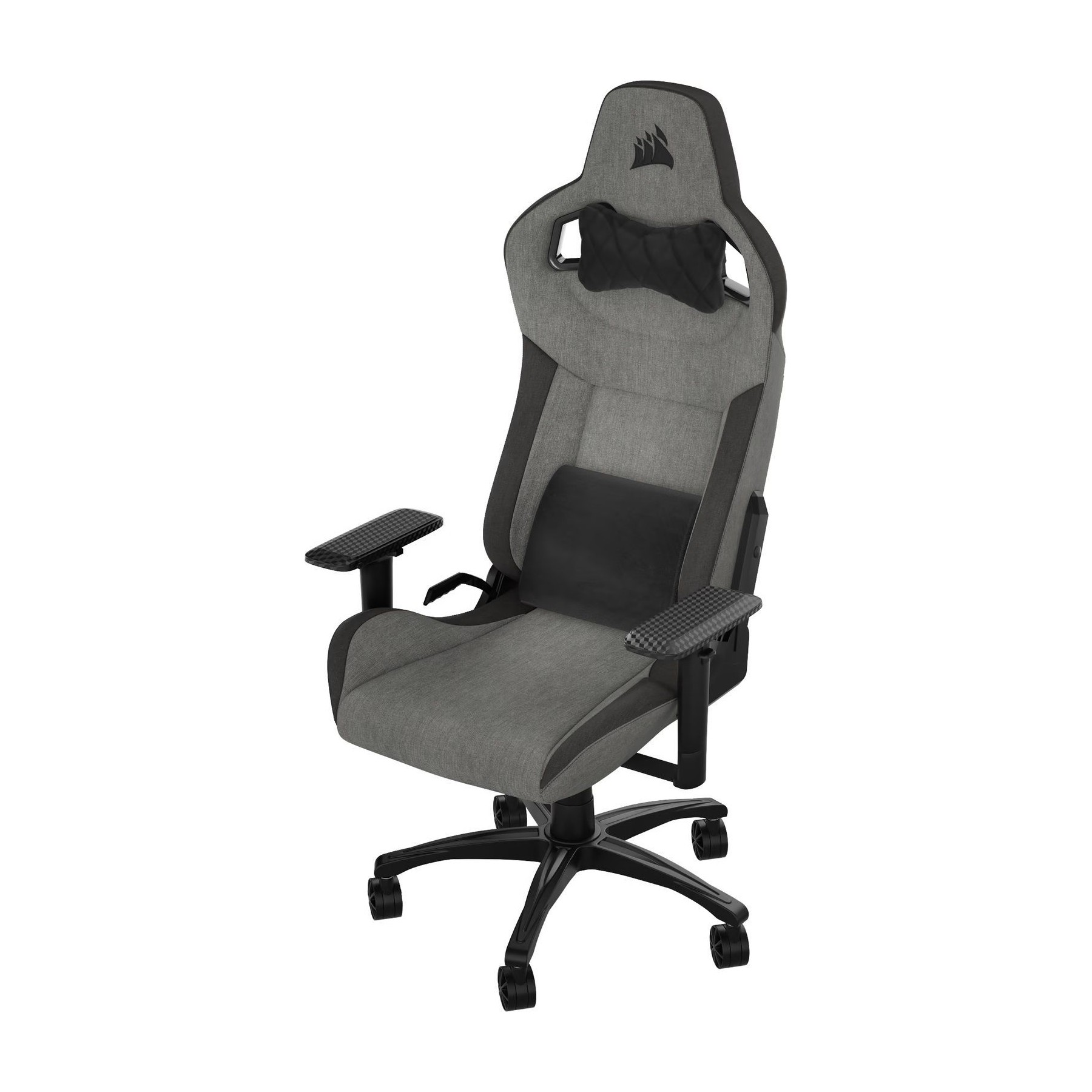 Chaise gaming CORSAIR Corsair T3 Rush (2023) - Grey and Charco