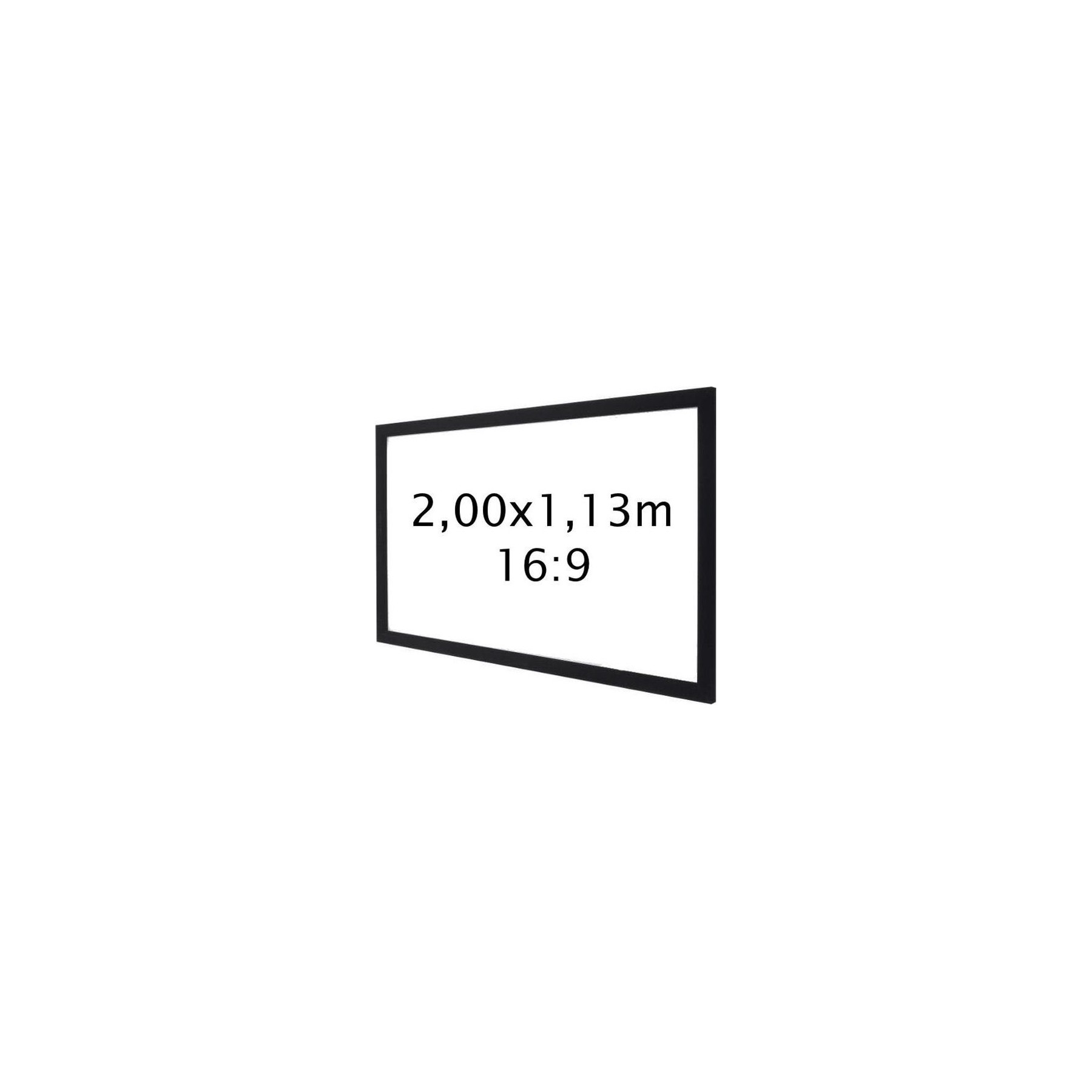 Ecran de projection KIMEX sur cadre 2,00 x 1,13 m- Format 16:9