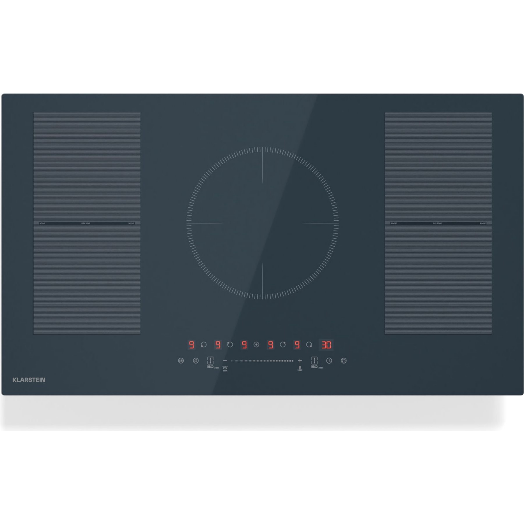 Plaque induction KLARSTEIN Delicatessa 90 Flex 9500W 5 zones Gris