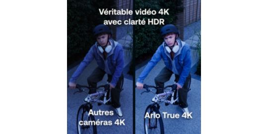 Caméra de surveillance ARLO Pack 3cam.ext. 4K Ultra3+panneau solaire