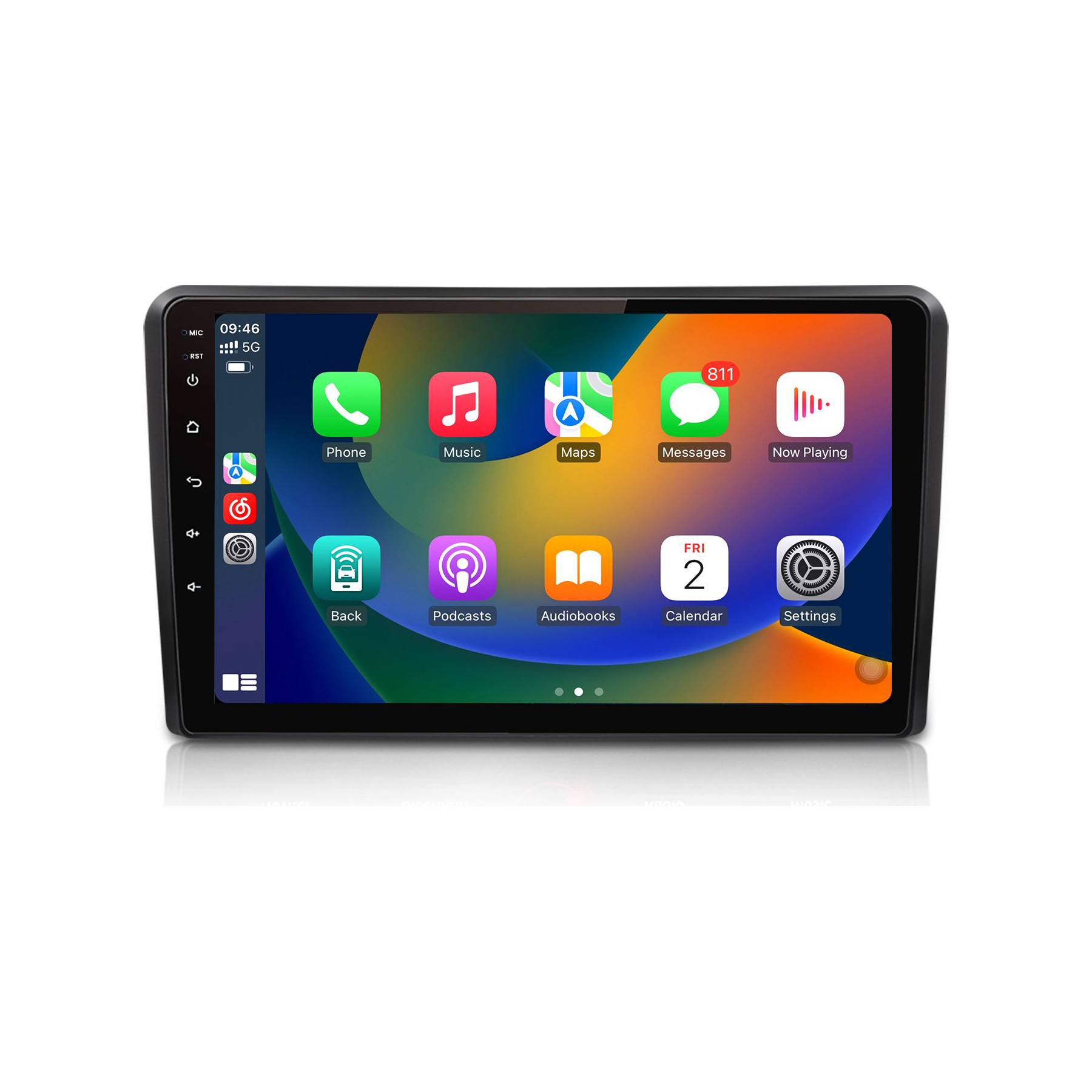 Autoradio connecté JUNSUN pour Audi A3 8P 2003-2012 4+64G Carplay