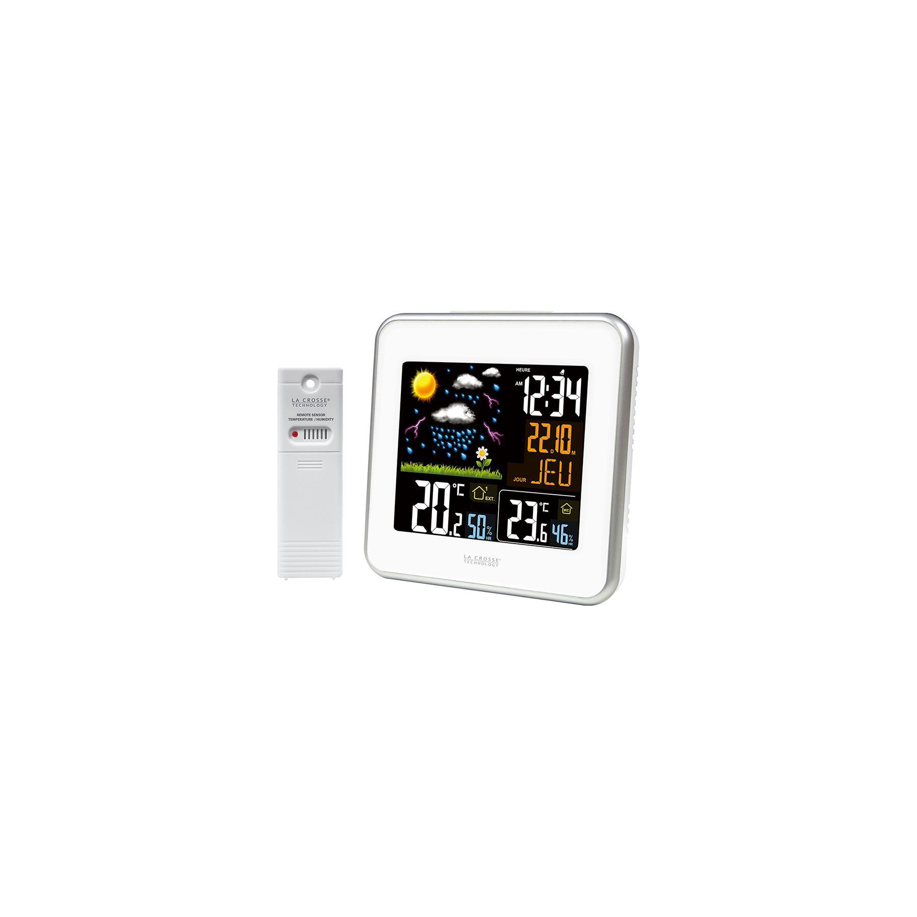 Station météo LA CROSSE TECHNOLOGY WS6821A-WHI