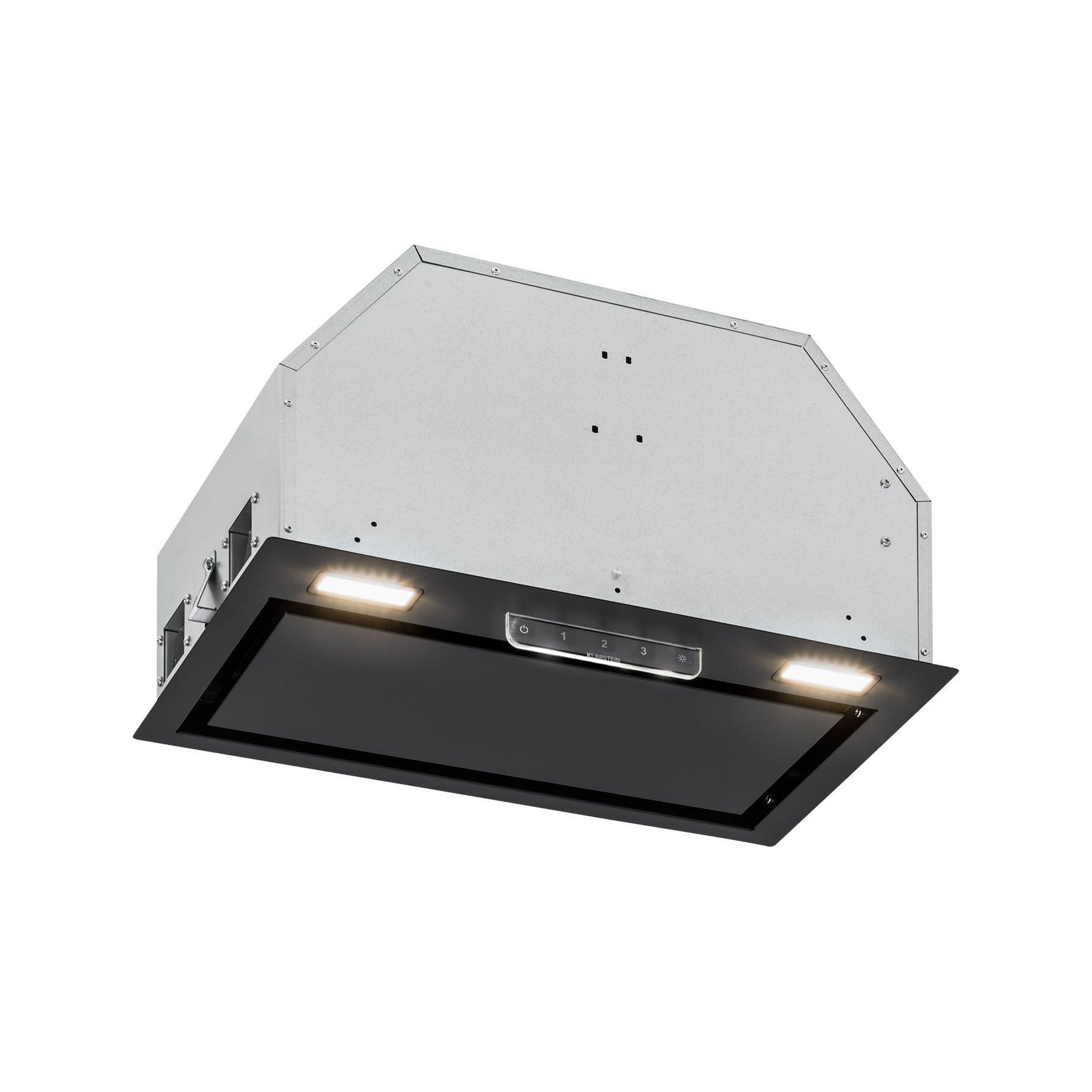 Hotte encastrable KLARSTEIN Camila encastrée 52cm 397m³/h LED inox
