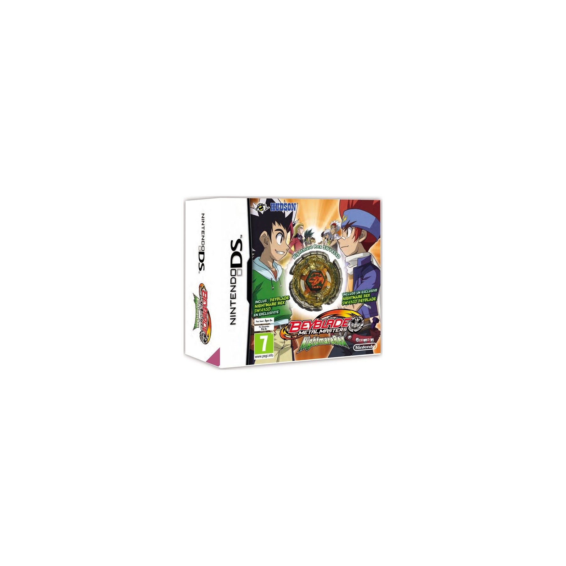 Jeu 3DS KONAMI Beyblade Metal Masters Nightmare +Toupie