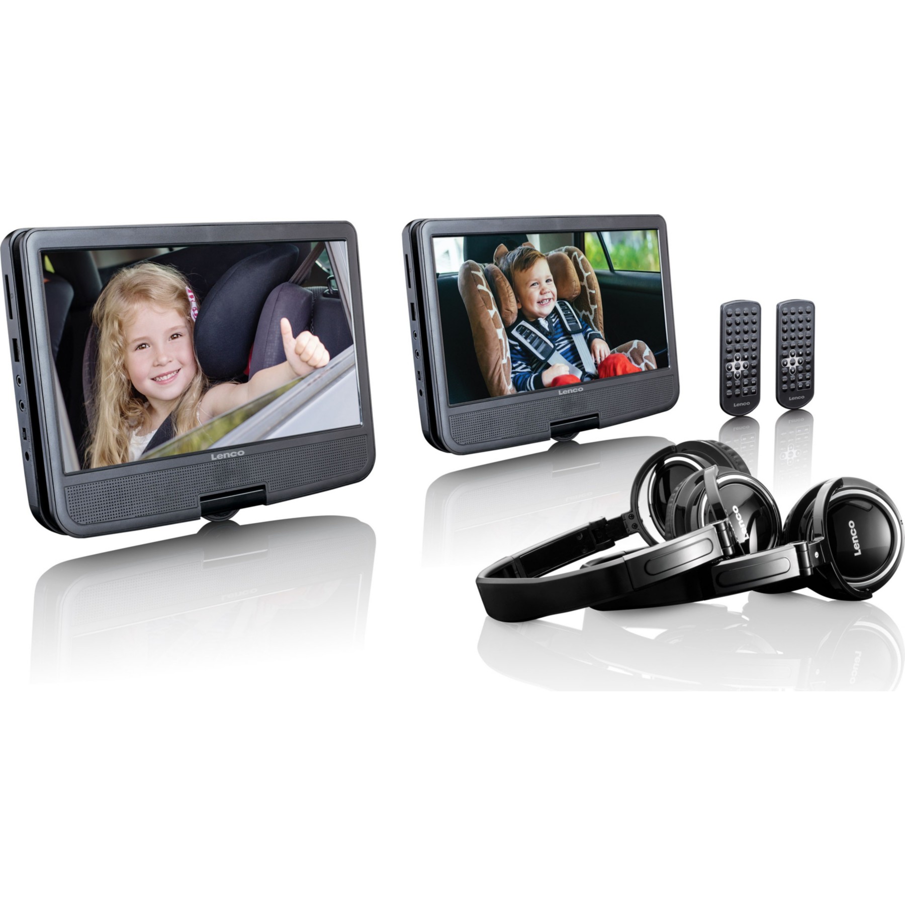 Lecteur DVD portable LENCO DVP-1046BK