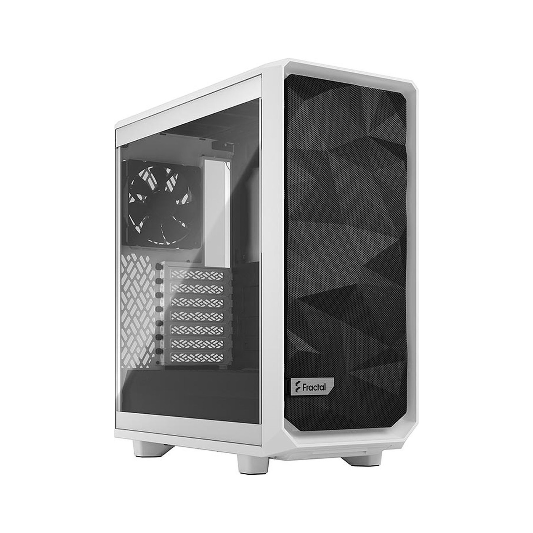 Boitier PC FRACTAL DESIGN Meshify 2 Compact TG Light (Blanc)