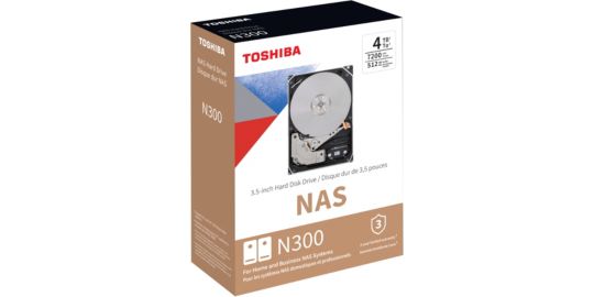 Disque dur interne TOSHIBA N300 4To NAS 512Mo