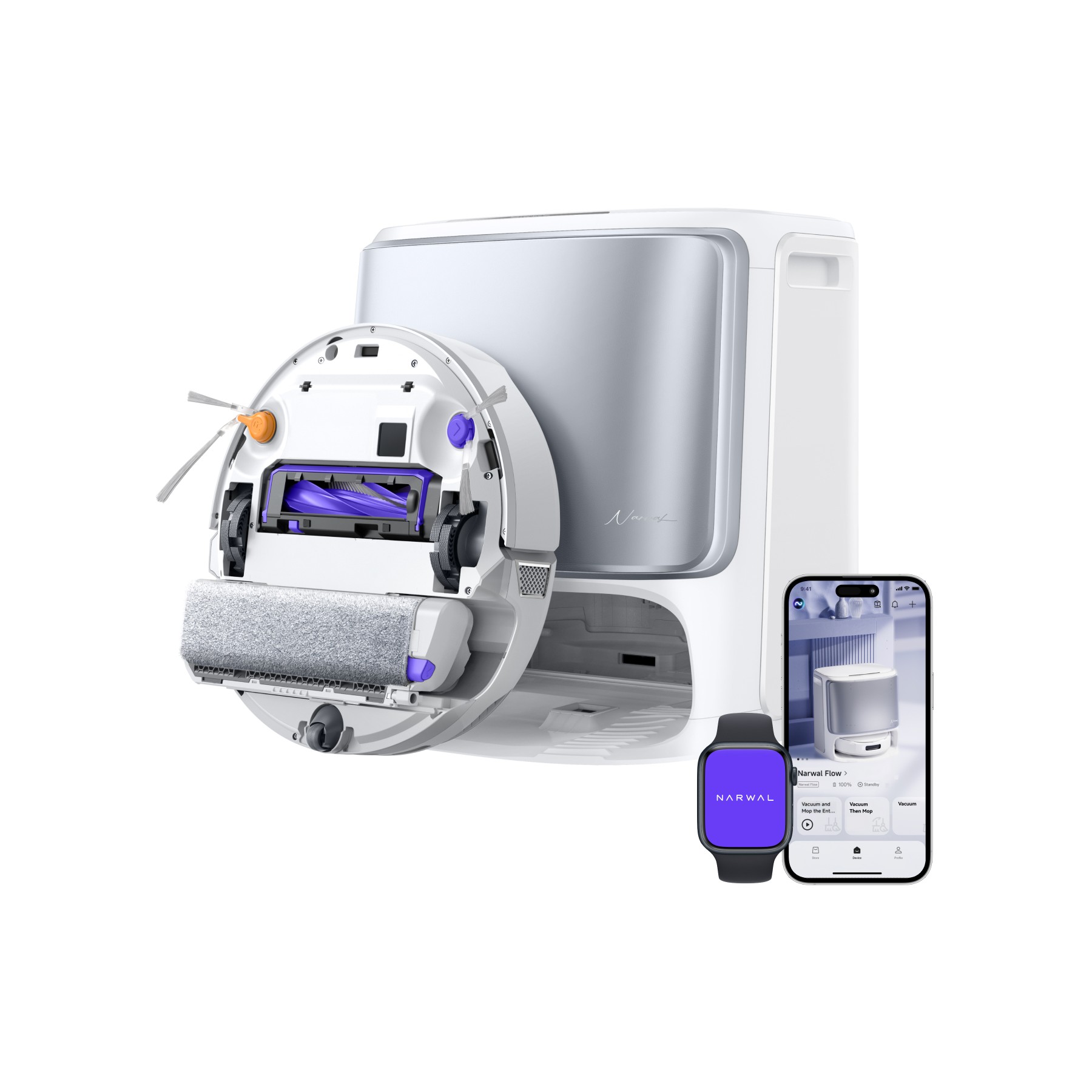 Robot Aspirateur Laveur NARWAL Flow
