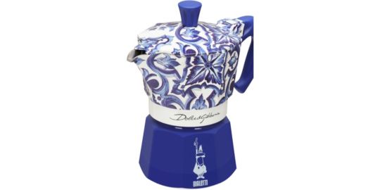 Cafetière italienne BIALETTI Moka Express 6T Collection D&G Blue