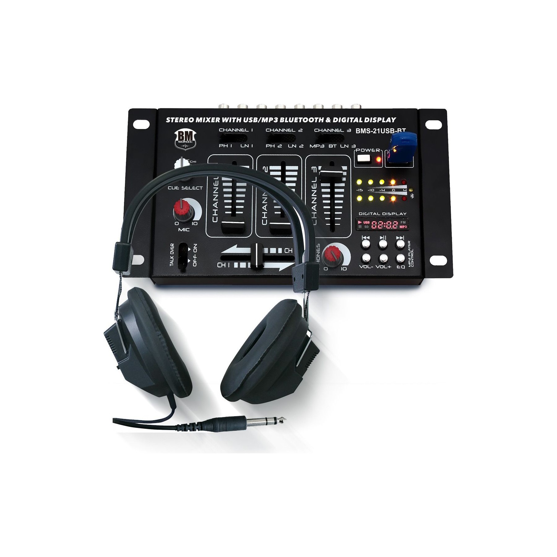 Table de mixage BM SONIC Table de mixage Sono DJ BM SONIC BMS-21U