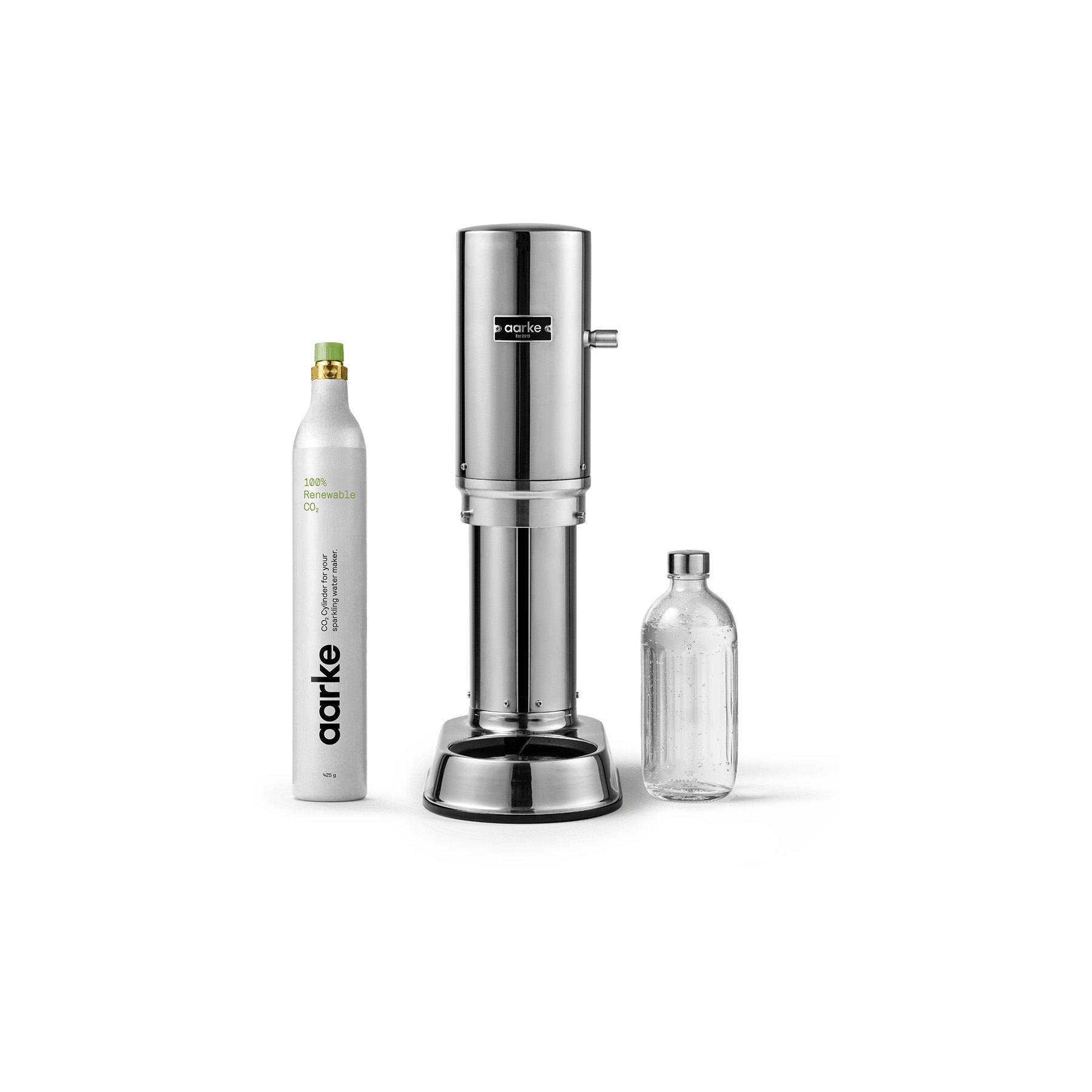 Machine à soda AARKE Pack Carbonator Pro Inox + CO2