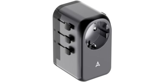 Adaptateur de voyage ADEQWAT 65W universel EU UK US ASIE